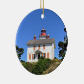 Yaquina Bay Lighthouse, Newport, Oregon Keramik Ornament (Rechts)