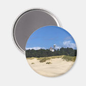 Yaquina Bay Lighthouse, Newport, Oregon Magnet (Vorderseite/Rückseite)