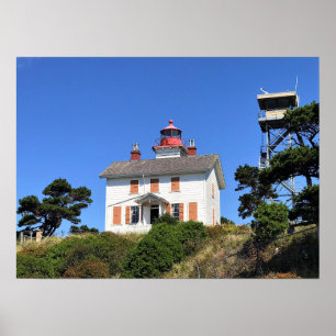 Yaquina Bay Lighthouse, Newport, Oregon Poster