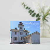 Yaquina Bay Lighthouse, Newport, Oregon Postkarte (Stehend Vorderseite)