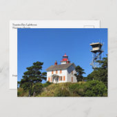 Yaquina Bay Lighthouse, Newport, Oregon Postkarte (Vorne/Hinten)