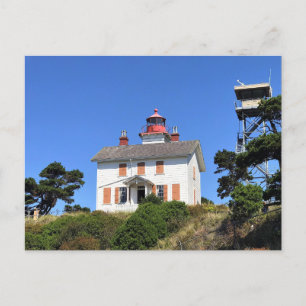 Yaquina Bay Lighthouse, Newport, Oregon Postkarte