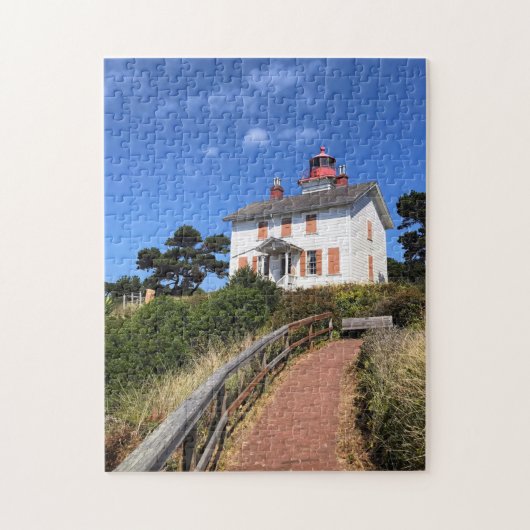 Yaquina Bay Lighthouse, Newport, Oregon Puzzle (Vertikal)