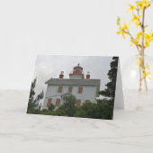 Yaquina Bay Lighthouse, OR Karte (Gelbe Blume)