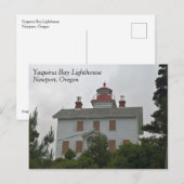 Yaquina Bay Lighthouse, OR Postkarte (Vorne/Hinten)
