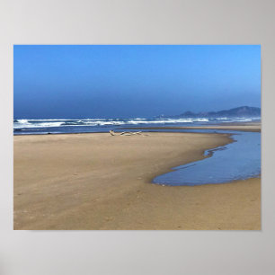 Yaquina Bay Staat Recreation Site, Newport, Oregon Poster