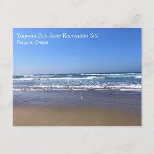 Yaquina Bay Staat Recreation Site, Newport, Oregon Postkarte