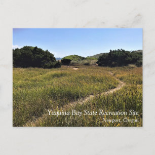 Yaquina Bay Staat Recreation Site, Newport, Oregon Postkarte