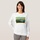 Yaquina Bucht BridgeNewport ODER T-Shirt (Vorne ganz)
