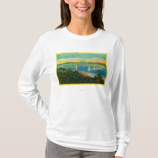 Yaquina Bucht BridgeNewport ODER T-Shirt (Vorderseite)