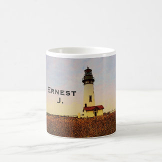 Yaquina Hauptleuchtturm-Gewohnheits-Tasse Kaffeetasse