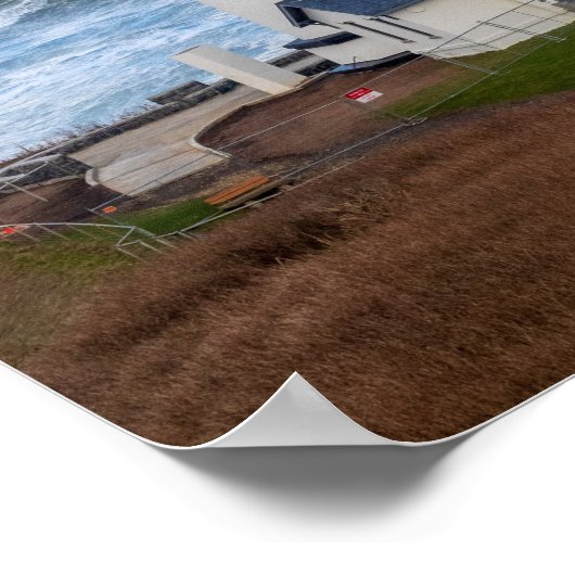 Yaquina Head Hervorragendes Leuchtturm im Naturgeb Poster (Ecke)