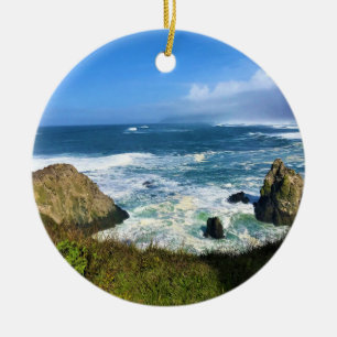 Yaquina Head Hervorragendes Naturgebiet, Oregon Keramik Ornament