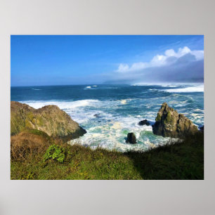 Yaquina Head Hervorragendes Naturgebiet, Oregon Poster