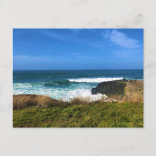 Yaquina Head Hervorragendes Naturgebiet, Oregon Postkarte
