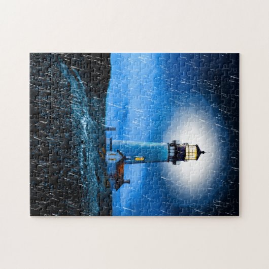 Yaquina Head Leuchtturm Art Puzzle (Horizontal)