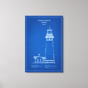 Yaquina Head Leuchtturm - Oregon - AD Leinwanddruck