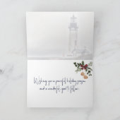 Yaquina Head Leuchtturm Saison Grüße Urlaub Karte (Innenseite)