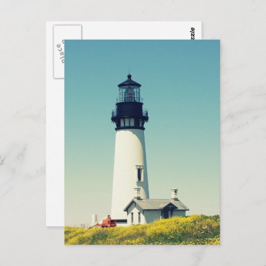 Yaquina Head Lighthouse - 2015 Postkarte (Vorne/Hinten)