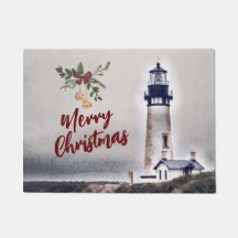 Yaquina Head Lighthouse Frohe Weihnachtsfeiertage
