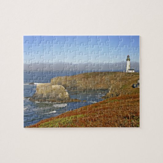 Yaquina Head Lighthouse in Newport Oregon Puzzle (Horizontal)
