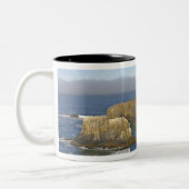 Yaquina Head Lighthouse in Newport Oregon Zweifarbige Tasse (Links)