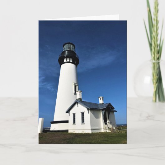 Yaquina Head Lighthouse, Newport, Oregon Karte (Vorderseite)