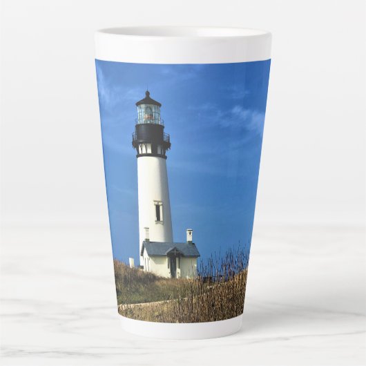 Yaquina Head Lighthouse, Newport, Oregon Milchtasse (Vorderseite)