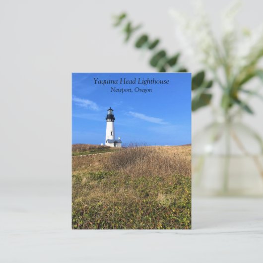 Yaquina Head Lighthouse, Newport, Oregon Postcard Postkarte (Stehend Vorderseite)