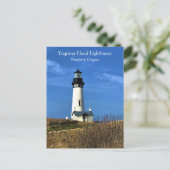 Yaquina Head Lighthouse, Newport, Oregon Postcard Postkarte (Stehend Vorderseite)