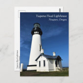 Yaquina Head Lighthouse, Newport, Oregon Postcard Postkarte (Vorne/Hinten)