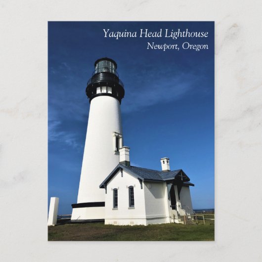 Yaquina Head Lighthouse, Newport, Oregon Postcard Postkarte (Vorderseite)