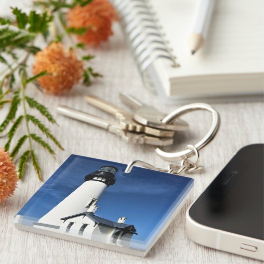 Yaquina Head Lighthouse, Newport, Oregon Schlüsselanhänger (Vorderseite rechts)