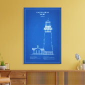 Yaquina Head Lighthouse - Oregon - AD Leinwanddruck (Insitu (Wohnzimmer))