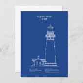 Yaquina Head Lighthouse - Oregon - AD Mitteilungskarte (Vorne/Hinten)