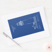 Yaquina Head Lighthouse - Oregon - AD Rechteckiger Aufkleber (Umschlag)