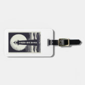 Yaquina Head Lighthouse Oregon Moon Gepäckanhänger (Vorderseite horizontal)