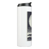 Yaquina Head Lighthouse Oregon Moon Thermosbecher (Nach links gedreht)