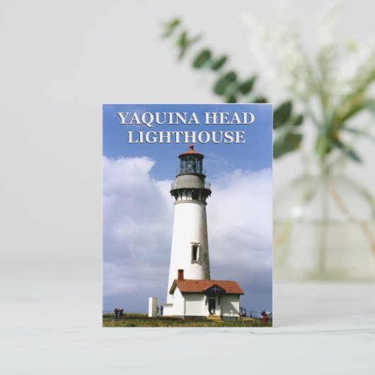 Yaquina Head Lighthouse, Oregon Postcard Postkarte (Stehend Vorderseite)