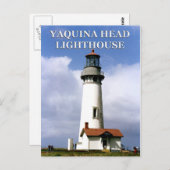 Yaquina Head Lighthouse, Oregon Postcard Postkarte (Vorne/Hinten)