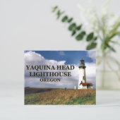 Yaquina Head Lighthouse, Oregon Postcard Postkarte (Stehend Vorderseite)