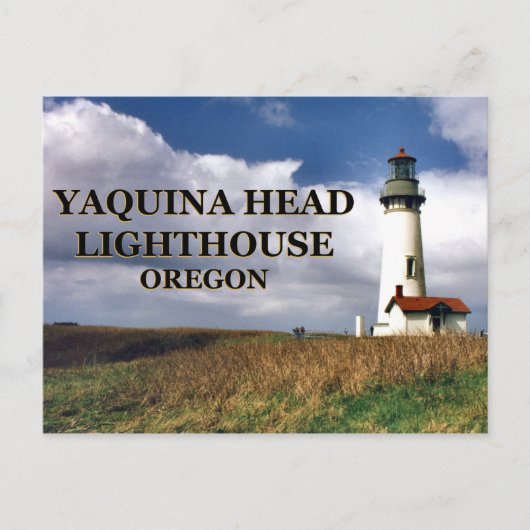 Yaquina Head Lighthouse, Oregon Postcard Postkarte (Vorderseite)