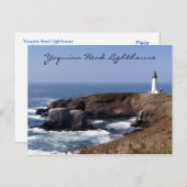 Yaquina Head Lighthouse Oregon Postcard Postkarte (Vorne/Hinten)