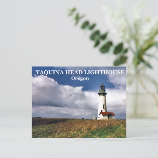 Yaquina Head Lighthouse, Oregon Postkarte (Stehend Vorderseite)