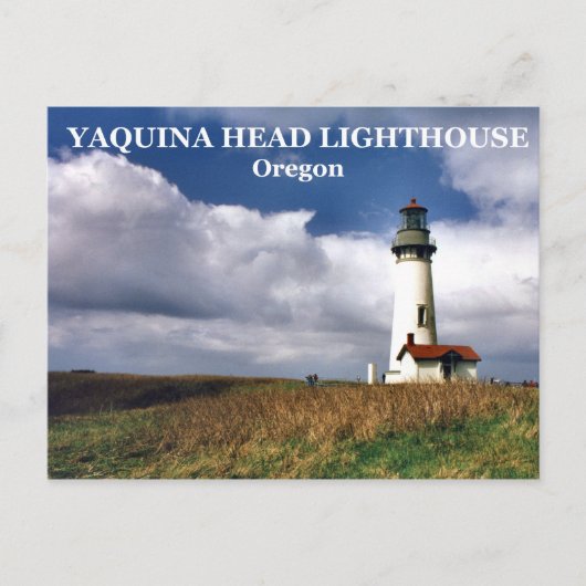 Yaquina Head Lighthouse, Oregon Postkarte (Vorderseite)
