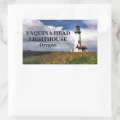Yaquina Head Lighthouse, Oregon Rechteckiger Aufkleber (Tasche)