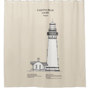 Yaquina Head Lighthouse - Oregon - SBD Duschvorhang