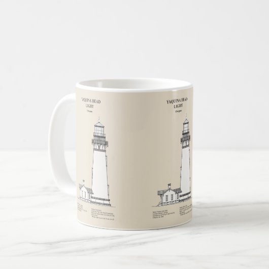 Yaquina Head Lighthouse - Oregon - SBD Kaffeetasse (Vorderseite Links)