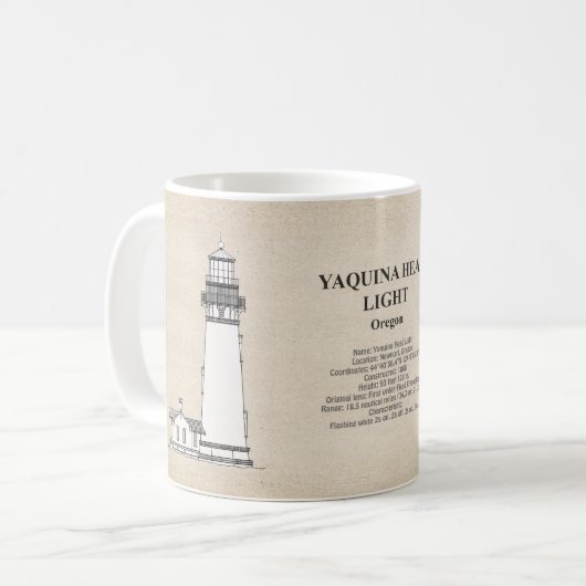 Yaquina Head Lighthouse - Oregon - SBD Kaffeetasse (Vorderseite Links)