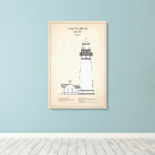 Yaquina Head Lighthouse - Oregon - SBD Leinwanddruck (Insitu (Holzboden))
